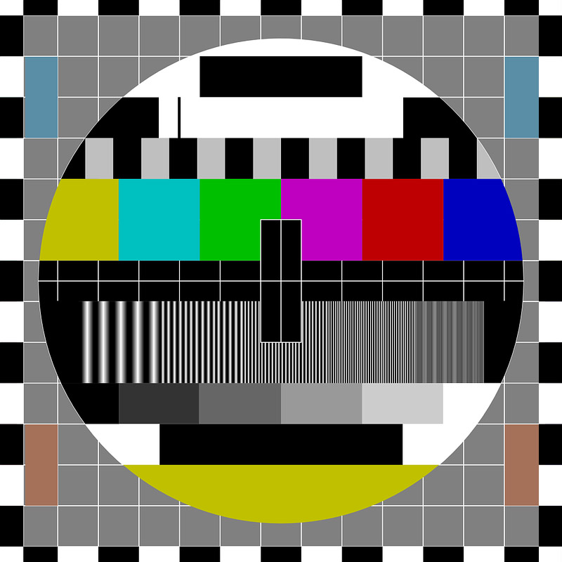Testbild Farbfernseher  