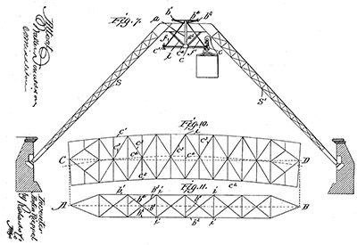 Konstruktionszeichnung des Rieppel-Trägers
