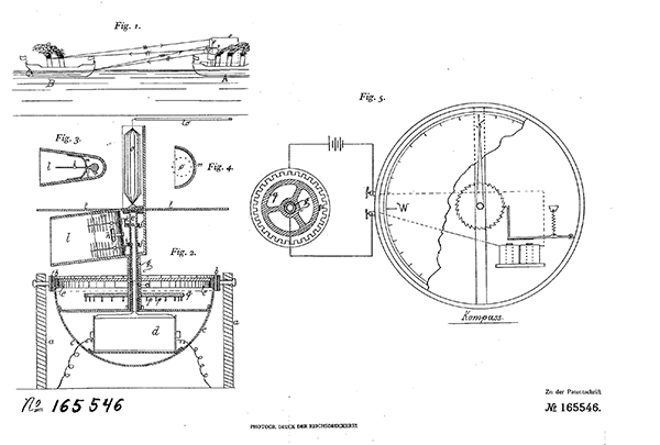 Zeichnung aus der Patentanmeldung 105546