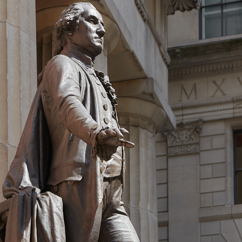 George Washington hat das erste amerikanische Patent unterzeichnet  